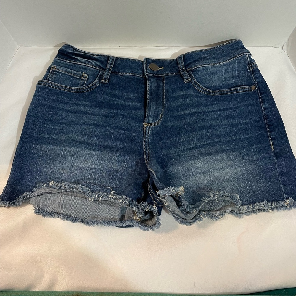 ANA shorts Women’s A‎ New Approach Dark Blue Denim Shorts Mid-Rise size 4